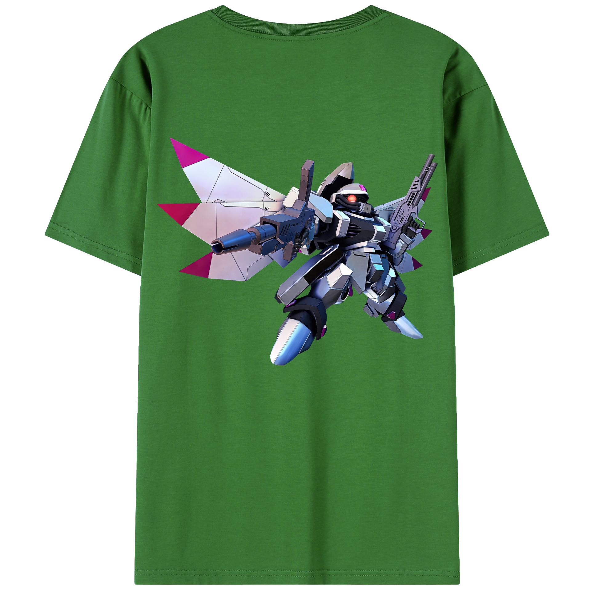 （画像用） 機動戦士ガンダム Mobile Suit Gundam レディース半袖Tシャツ(バックプリント)